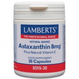 Astaxantina 8 mg. con vitamina E Lamberts