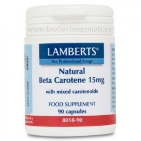 Beta Caroteno Natural 15 mg Lamberts