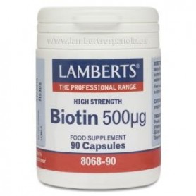 Biotina 500 µg (Vitamina B8) Lamberts