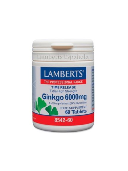 Ginkgo Biloba 6000 mg de Lamberts