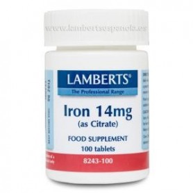Hierro 14 mg citrato Lamberts