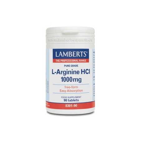 L-Arginina HCI 1000 mg de Lamberts