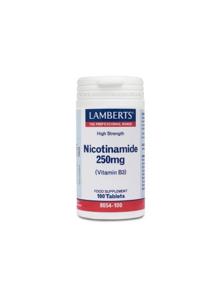 Nicotinamida 250 mg de Lamberts