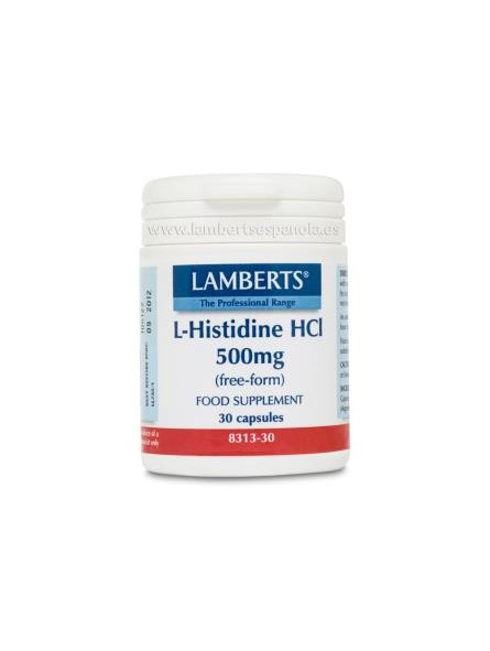 L-Histidina HCl 500 mg Lamberts