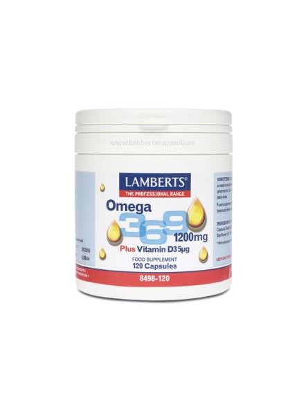 Omega 3-6-9 + Vitamina D3 Lamberts
