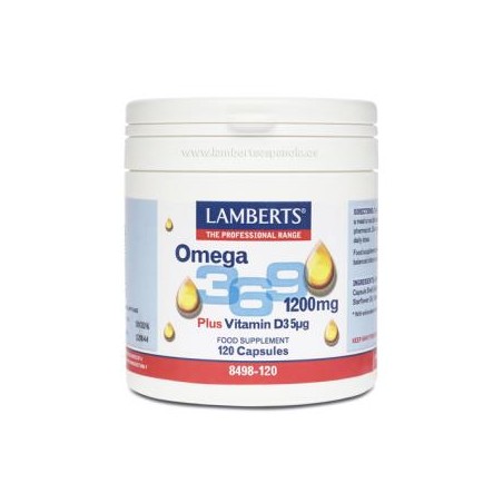 Omega 3-6-9 + Vitamina D3 Lamberts