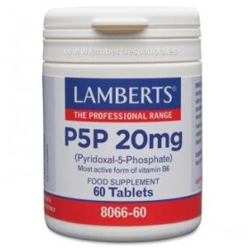 P5P 20 mg piridoxal-5-fosfato Lamberts