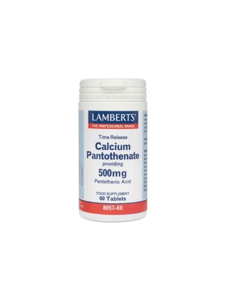 Pantotenato de Calcio 500 mg Lamberts
