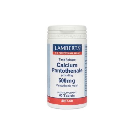 Pantotenato de Calcio 500 mg Lamberts