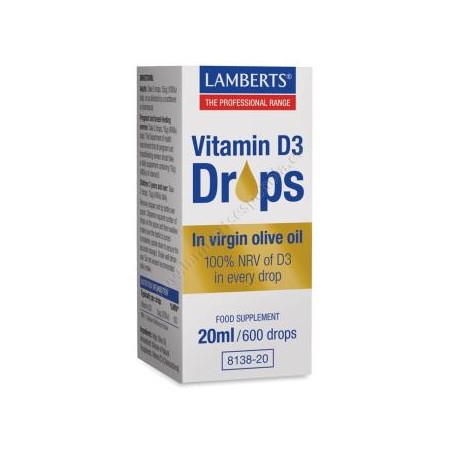 Vitamina D3 gotas Lamberts