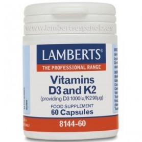 Vitamina D3 1000 UI + K2 Lamberts