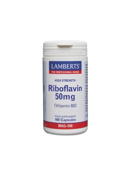 Vitamina B2 50 mg Lamberts