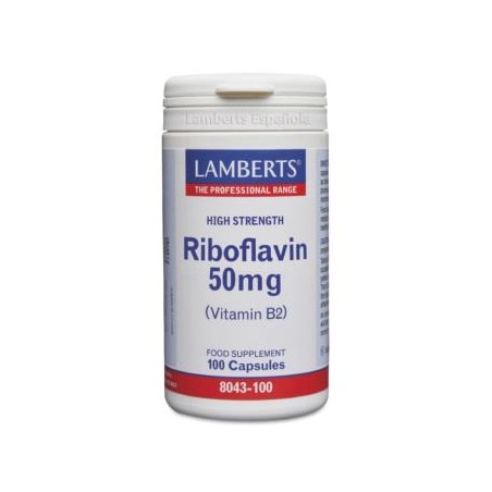 Vitamina B2 50 mg Lamberts