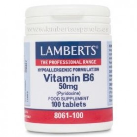 Vitamina B6 50 mg. Lamberts