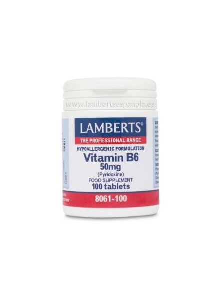 Vitamina B6 50 mg Lamberts