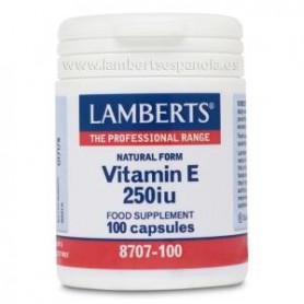 Vitamina E Natural 250 u.i. Lamberts