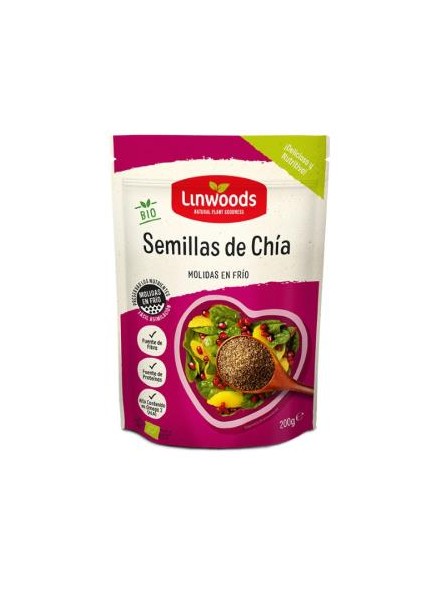 Semillas de Chia molidas Bio Linwoods