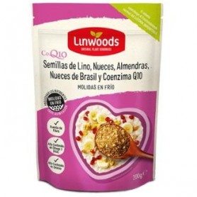 Semillas de Lino con almendras, Nueces y Q10 Bio Linwoods