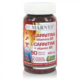 L-Carnitina y Vitamina B5 Marnys