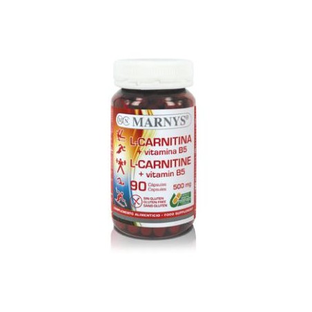 L-Carnitina y Vitamina B5 Marnys
