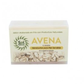 Jabon en Pastilla de avena Sol Natural