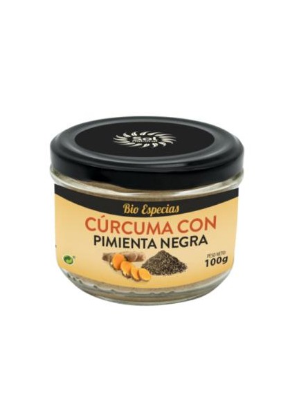 Curcuma con pimienta negra Bio Sol Natural