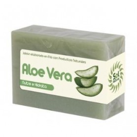 Jabon en Pastilla de aloe vera Sol Natural
