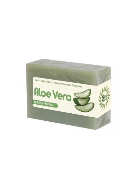 Jabon en Pastilla de aloe vera Sol Natural