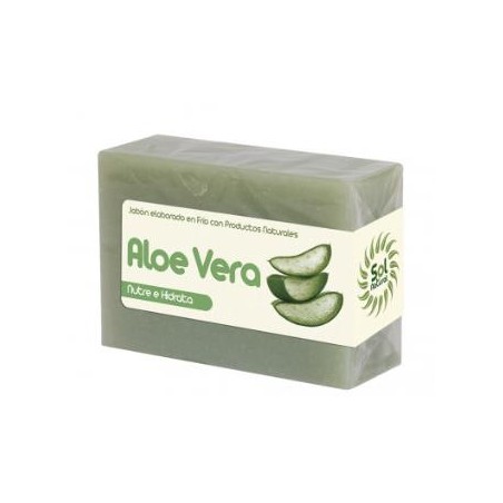 Jabon en Pastilla de aloe vera Sol Natural