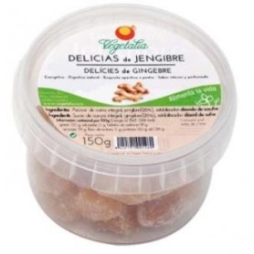 Bio Delicias de Jengibre caramelos de goma Vegetalia