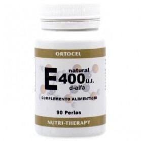 Vitamina E 400UI D-Alpha (natural) Ortocel Nutri-Therapy