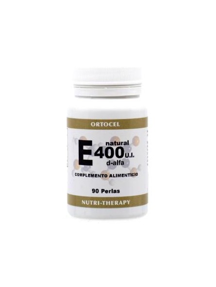 Vitamina E 400UI D-Alpha (natural) Ortocel Nutri-Therapy