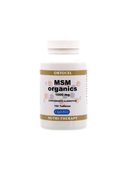 MSM organics 1000 mg Ortocel Nutri-Therapy