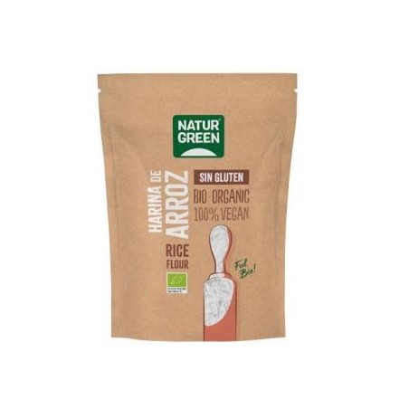 Harina de Arroz Bio sin gluten Naturgreen