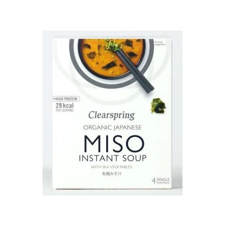 Sopa de Miso con algas instantanea Clearspring