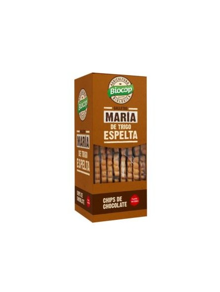 Galletas Maria Espelta con chips de chocolate Biocop