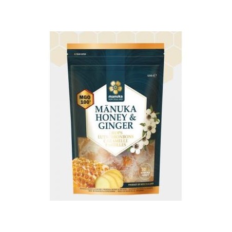 Miel de Manuka MGO 100+ caramelos jengibre Manuka New Zeland