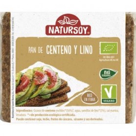 Pan de Centeno y Lino Natursoy