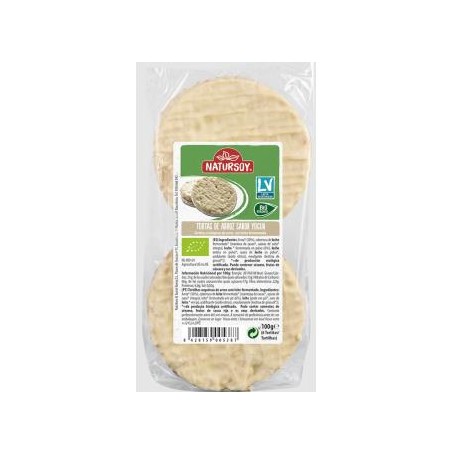 Tortas de Arroz con yogur Natursoy