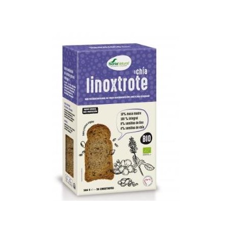 Biscote Linoxtrote integral con lino-chia Bio Soria Natural