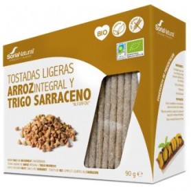 Tostadas de Arroz integral y Trigo Sarraceno Soria Natural