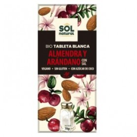 Chocolate Blanco Almendra Arandano Bio Sol Natural