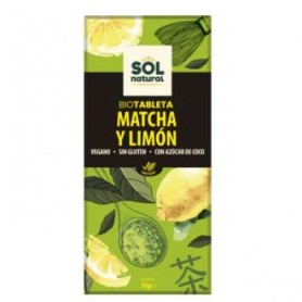 Chocolate de Te Matcha y Limon Bio Sol Natural
