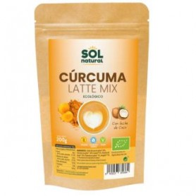 Curcuma Latte Mix con leche de coco Bio sin gluten Sol Natural