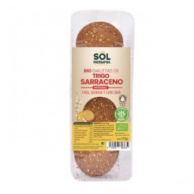 Galletas de Trigo Sarraceno Chia Quinoa Bio Sol Natural