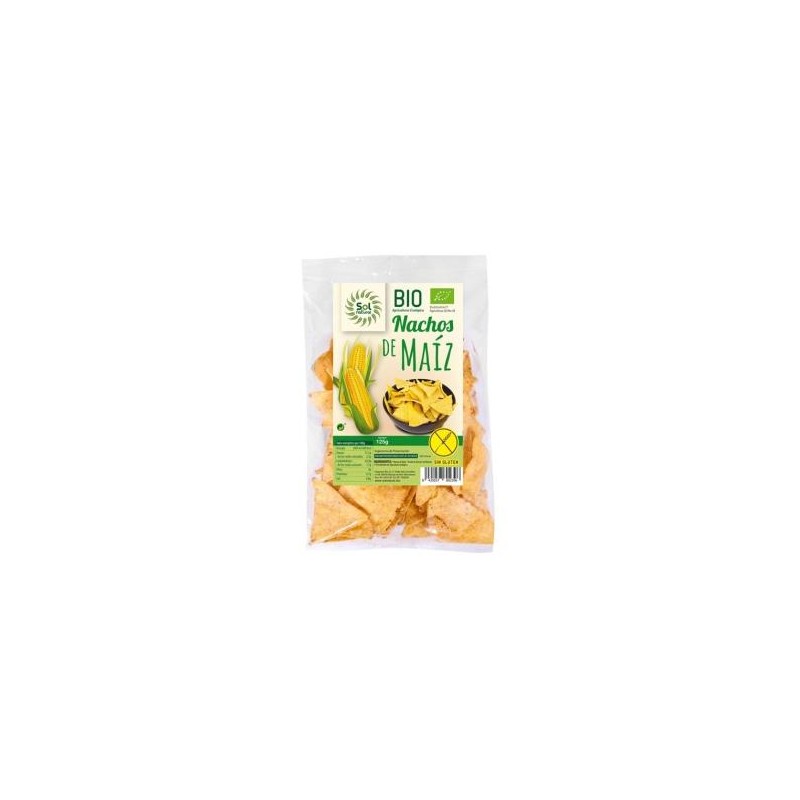 Nachos de Maiz natural Bio sin gluten Sol Natural