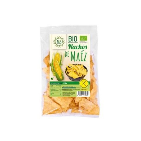 Nachos de Maiz natural Bio sin gluten Sol Natural