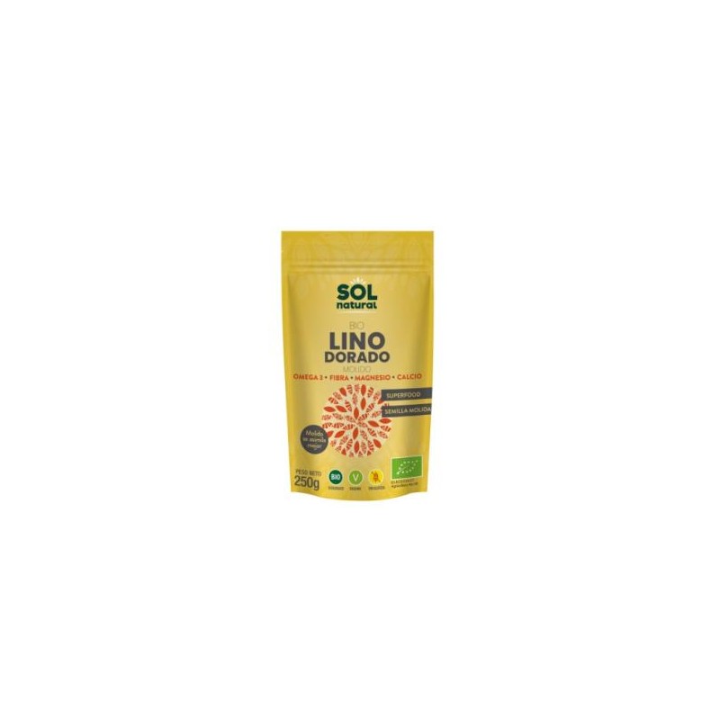 Semillas de Lino Dorado triturado Bio Sol Natural