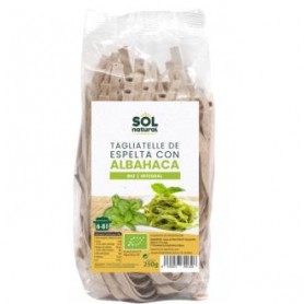 Tagliatelle de Espelta con albahaca Bio Sol Natural