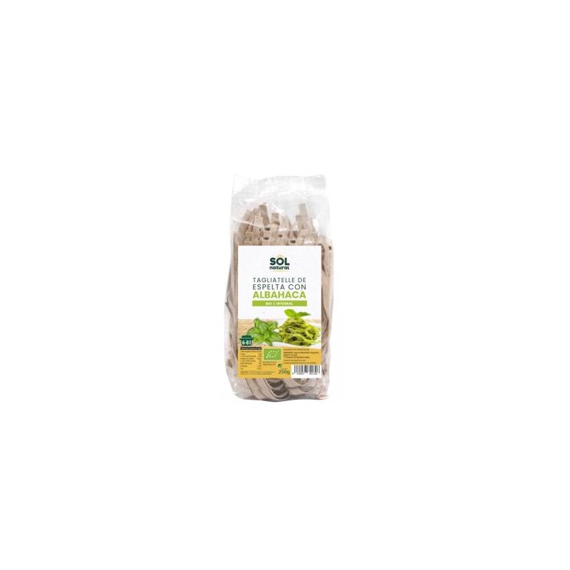 Tagliatelle de Espelta con albahaca Bio Sol Natural